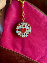 Load image into Gallery viewer, DIY Mini Mosaic Heart Keychain Kit