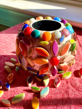 Load image into Gallery viewer, DIY Mosaic Flower Petal Candle Holder