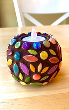 Load image into Gallery viewer, DIY Mosaic Flower Petal Candle Holder
