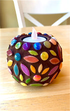 Load image into Gallery viewer, DIY Mosaic Flower Petal Candle Holder