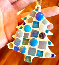 Load image into Gallery viewer, Make-Your-Own Sparkly Blue Tree Ornaments Kit