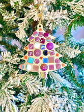 Load image into Gallery viewer, Make-Your-Own Sparkly Purple Tree Ornaments Kit