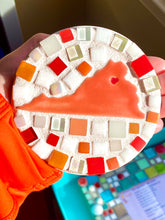 Load image into Gallery viewer, Make-Your-Own Round Mosaic Virginia State Coasters