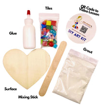 Load image into Gallery viewer, DIY Mosaic Heart Art Outline Wall Plaque