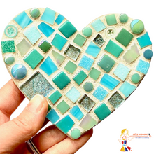 Load image into Gallery viewer, DIY Mosaic Heart Coasters