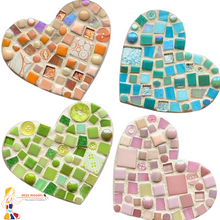 Load image into Gallery viewer, DIY Mosaic Heart Coasters