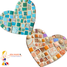 Load image into Gallery viewer, DIY Mosaic Heart Coasters