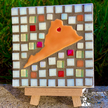 Load image into Gallery viewer, DIY Mosaic Virginia State Coasters