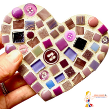 Load image into Gallery viewer, DIY Mosaic Heart Coasters