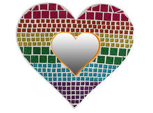 Load image into Gallery viewer, DIY Mosaic Heart Mirror