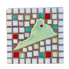 Load image into Gallery viewer, DIY Mosaic Virginia State Coasters
