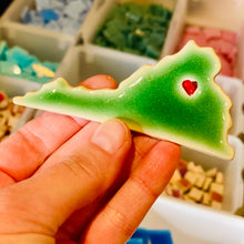 Load image into Gallery viewer, DIY 4" x 6" Rectangle Virginia Tile Mosaic Picture Frame Kit