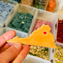 Load image into Gallery viewer, DIY 4" x 6" Rectangle Virginia Tile Mosaic Picture Frame Kit