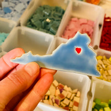 Load image into Gallery viewer, DIY 4" x 6" Rectangle Virginia Tile Mosaic Picture Frame Kit