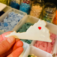 Load image into Gallery viewer, DIY 4" x 6" Rectangle Virginia Tile Mosaic Picture Frame Kit