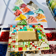 Load image into Gallery viewer, DIY 4" x 6" Rectangle Virginia Tile Mosaic Picture Frame Kit