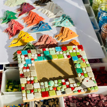 Load image into Gallery viewer, DIY 4" x 6" Rectangle Virginia Tile Mosaic Picture Frame Kit