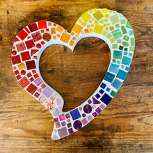 Load image into Gallery viewer, DIY Mosaic Heart Art Outline Wall Plaque