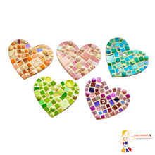 Load image into Gallery viewer, DIY Mosaic Heart Coasters
