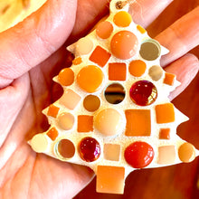 Load image into Gallery viewer, Make-Your-Own Sparkly Orange Tree Ornaments Kit
