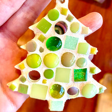 Load image into Gallery viewer, Make-Your-Own Sparkly Green Tree Ornaments Kit
