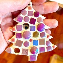 Load image into Gallery viewer, Make-Your-Own Sparkly Purple Tree Ornaments Kit
