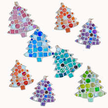 Load image into Gallery viewer, Make-Your-Own Sparkly Green Tree Ornaments Kit
