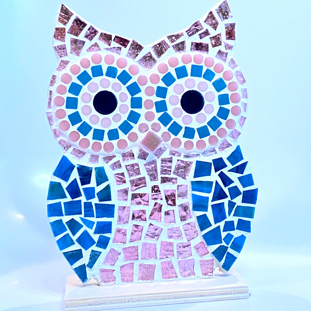 DIY Mosaic Owl Decor Kit